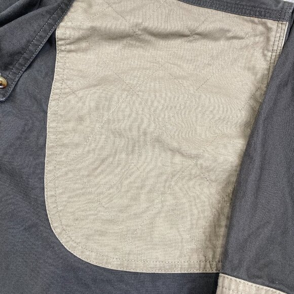 Cabela's Shirt Mens XL Gray Tan Long Sleeve Button-Up Shooting Hunting Outdoors - Picture 4 of 11